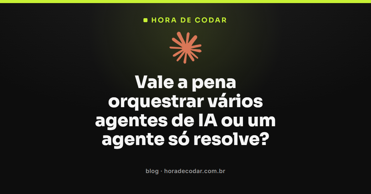 orquestração de agentes de IA com vários agentes trabalhando em paralelo numa mesma tarefa