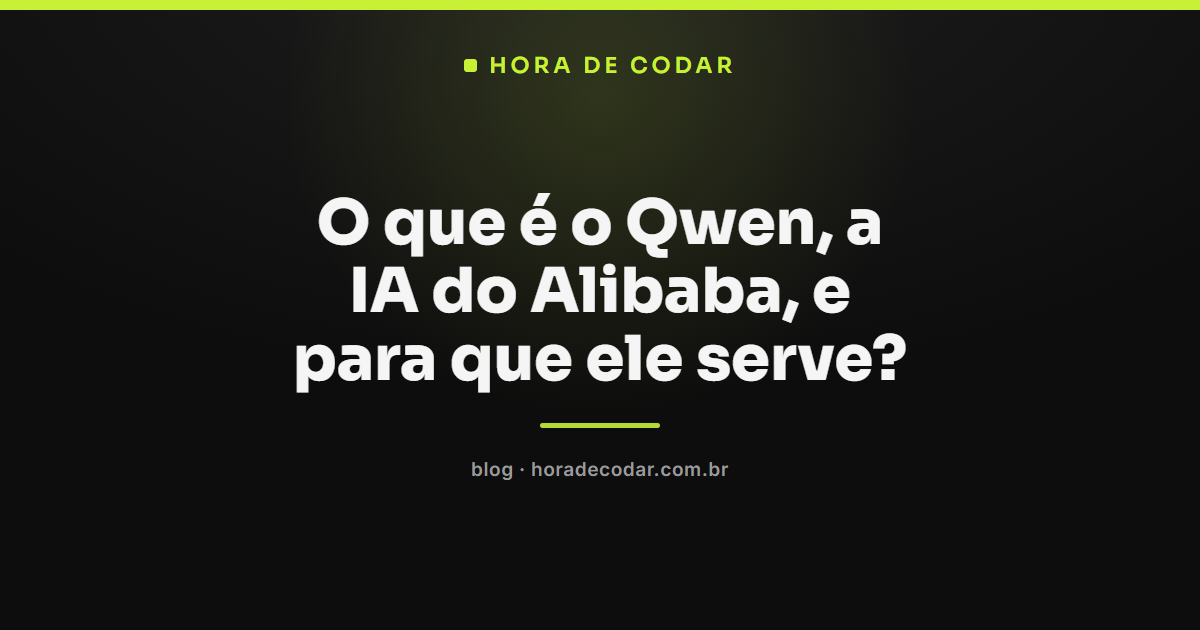 o que é o Qwen, a inteligência artificial do Alibaba