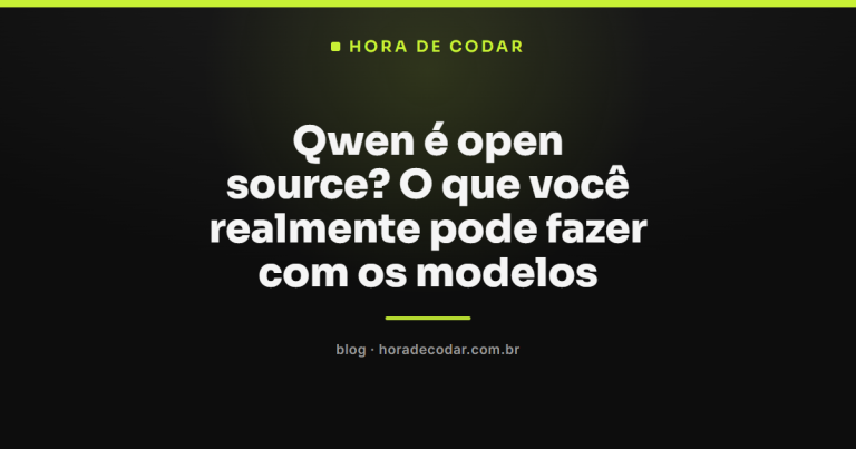 Qwen é open source? O que você realmente pode fazer com os modelos