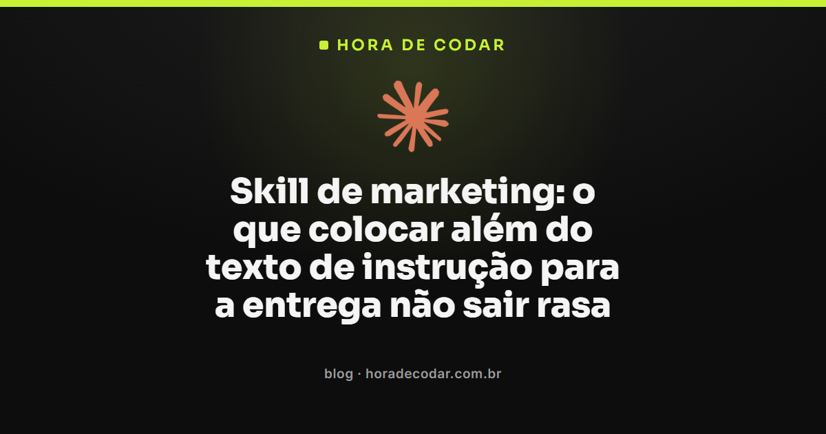 pasta de uma skill de marketing com SKILL.md, scripts, references e assets