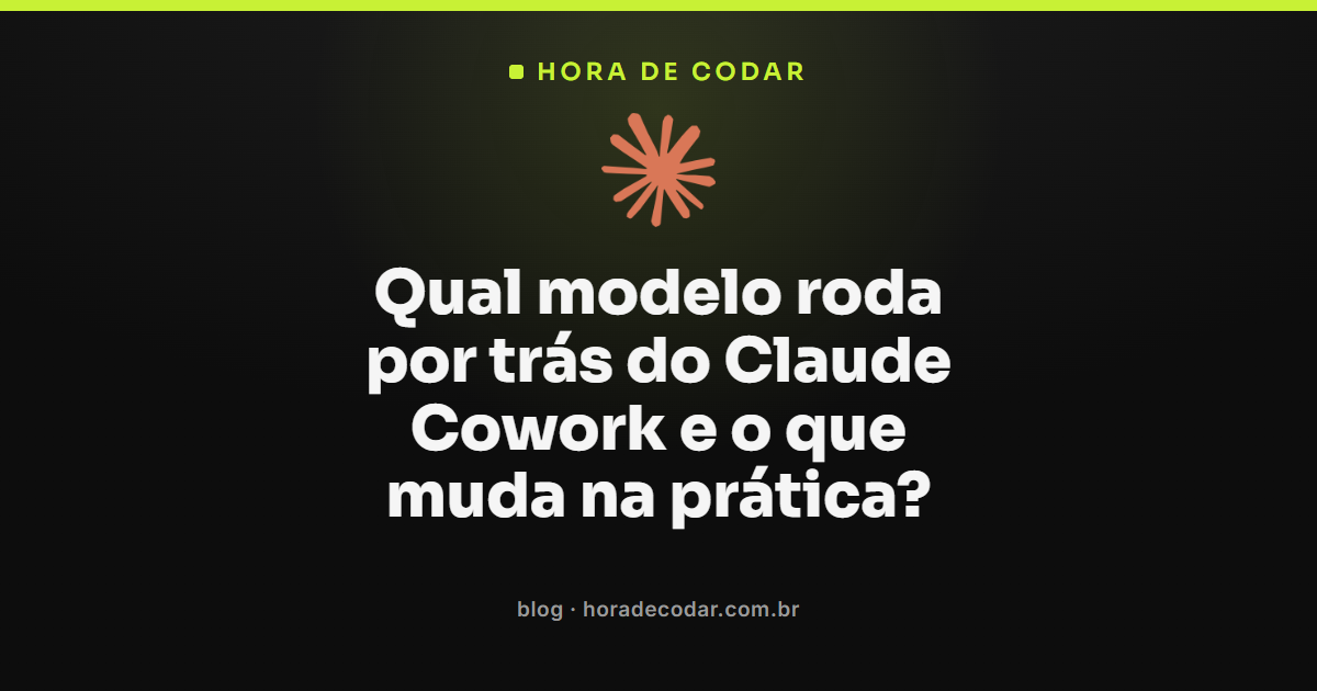 seletor de modelo do Claude Cowork mostrando opções de modelo e nível de esforço