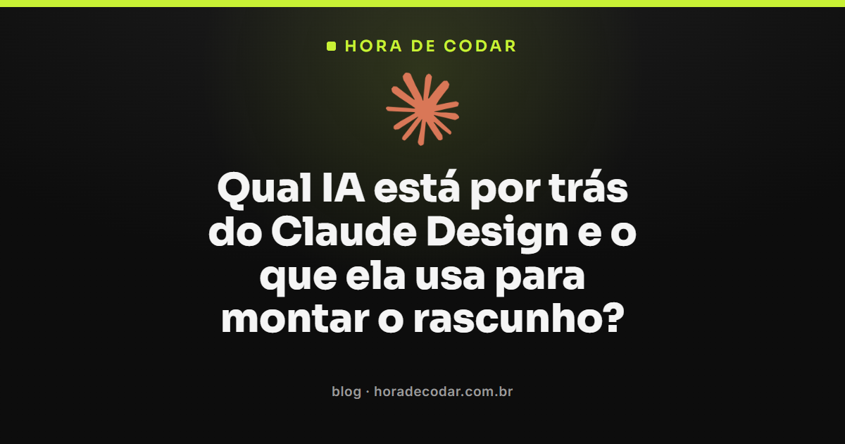 modelo de IA que gera o rascunho no Claude Design