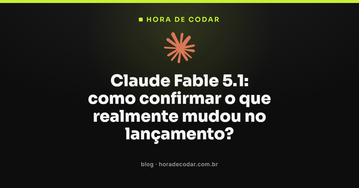 captura do anúncio de lançamento do Claude Fable 5.1 na newsroom da Anthropic