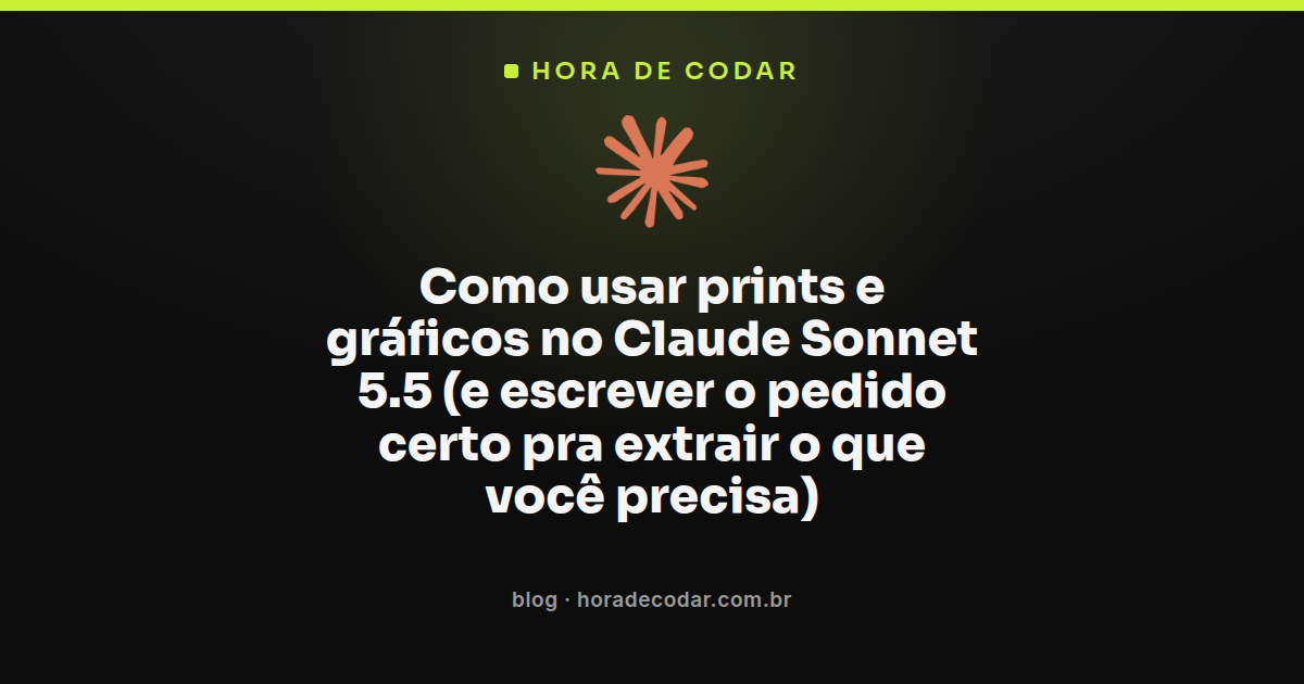 print de gráfico sendo analisado pelo Claude Sonnet 5.5 imagem