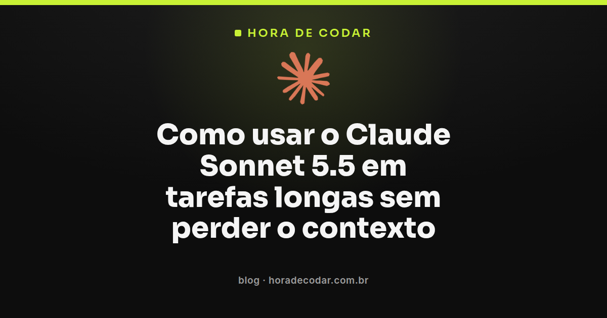 fluxo de trabalho de longo horizonte com Claude Sonnet 5.5 usando arquivo de progresso