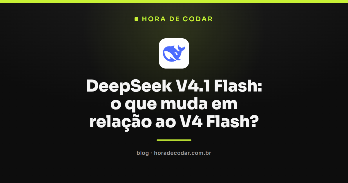 comparação da arquitetura do DeepSeek V4.1 Flash com o V4 Flash