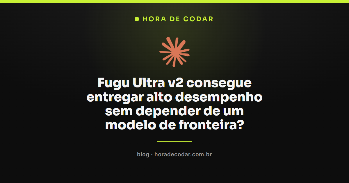 Fugu Ultra v2 da Sakana AI superando modelos de fronteira em benchmarks autorrelatados