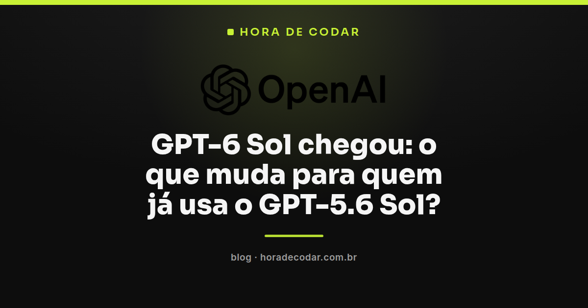 comparação de preço e desempenho entre GPT-6 Sol e GPT-5.6 Sol