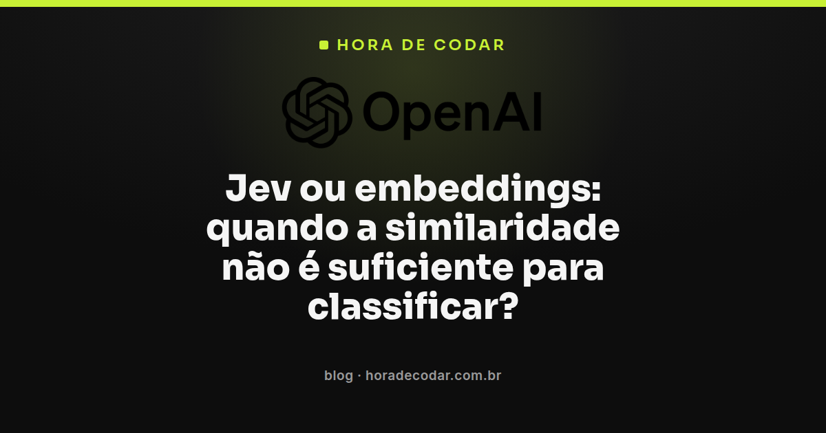 diagrama comparando Jev ou embeddings no pipeline de classificação de texto