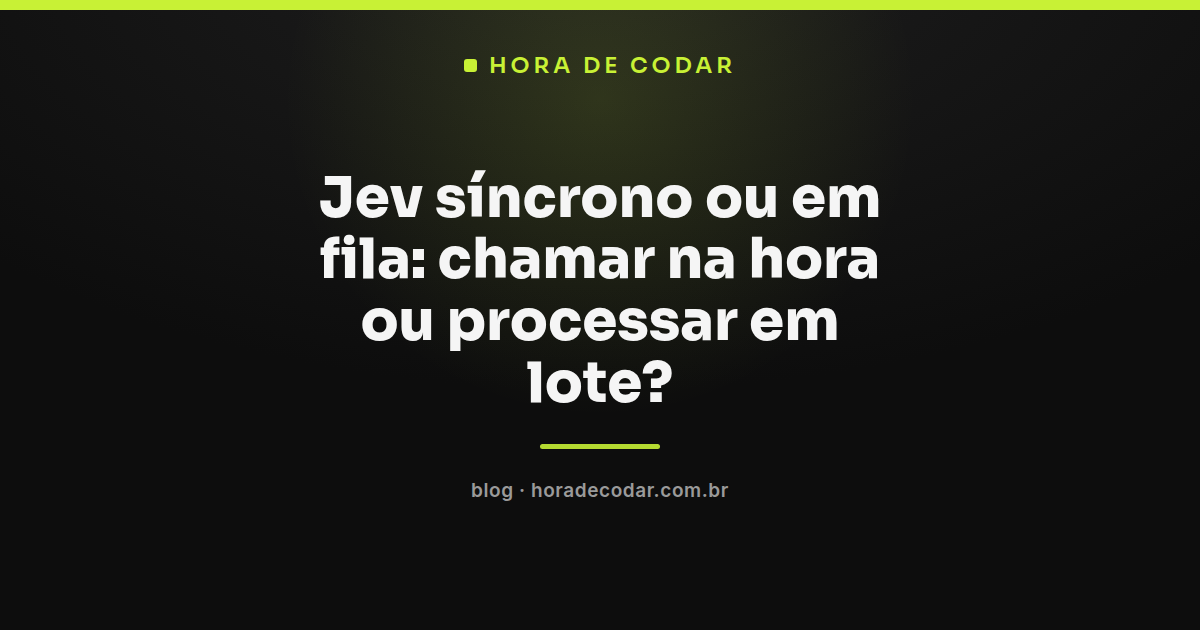 diagrama comparando Jev síncrono ou fila em fluxo de requisição