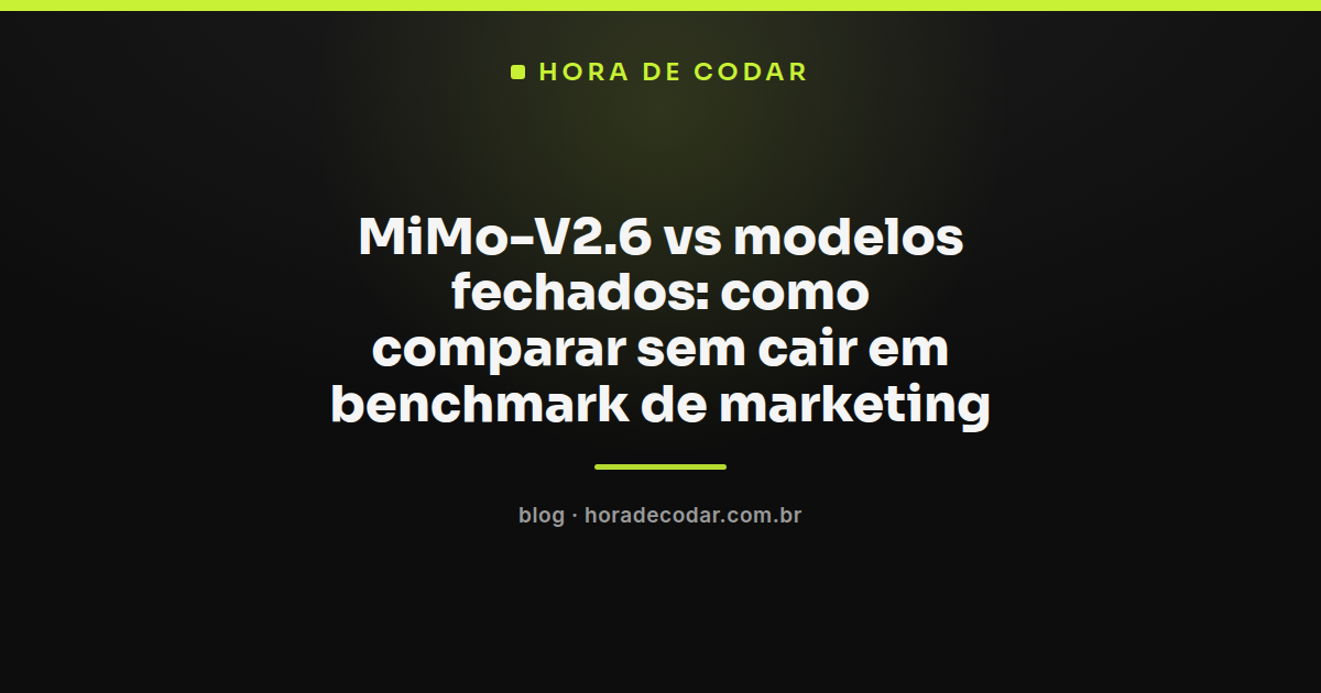 comparação do MiMo-V2.6 com modelos fechados em índice de inteligência e preço