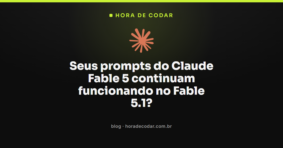 comparação entre prompts do Claude Fable 5 e do Claude Fable 5.1