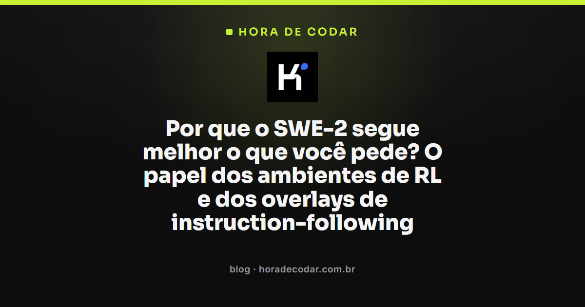 modelo SWE-2 da Cognition seguindo instruções com ambientes de RL e overlays de instruction-following