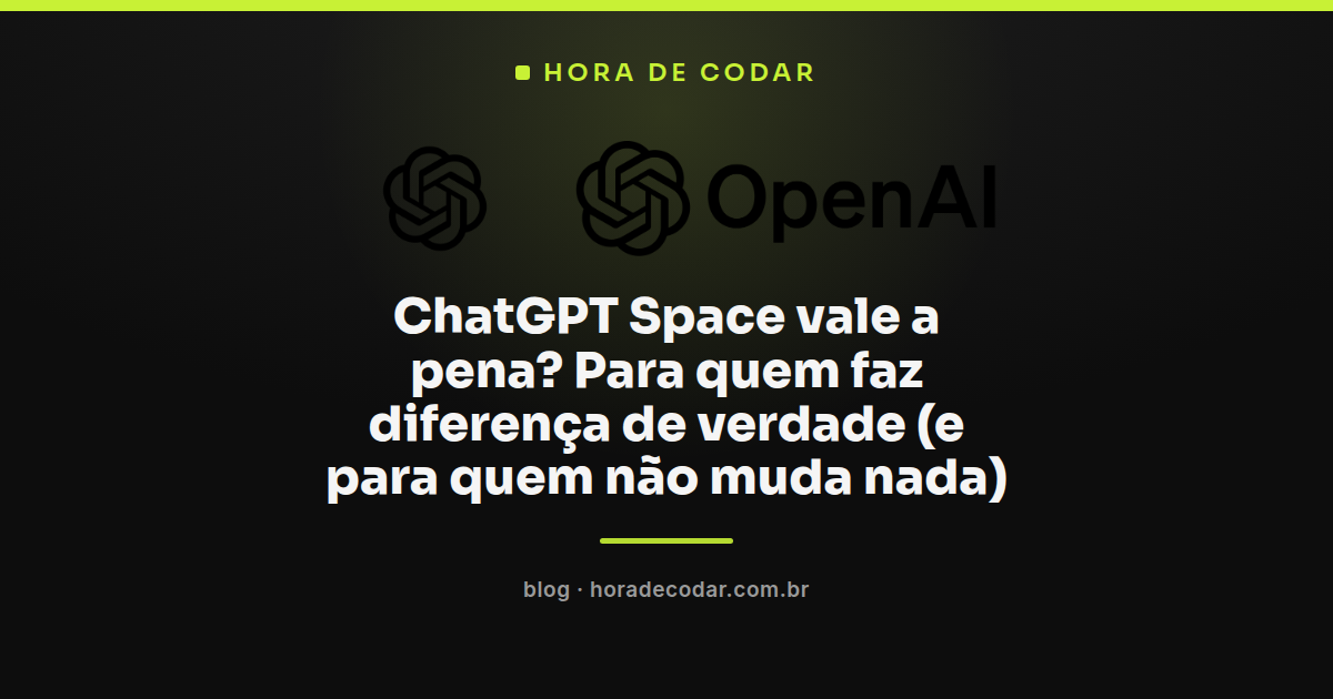 ilustração mostrando como o ChatGPT Space organiza pages e arquivos em um único lugar