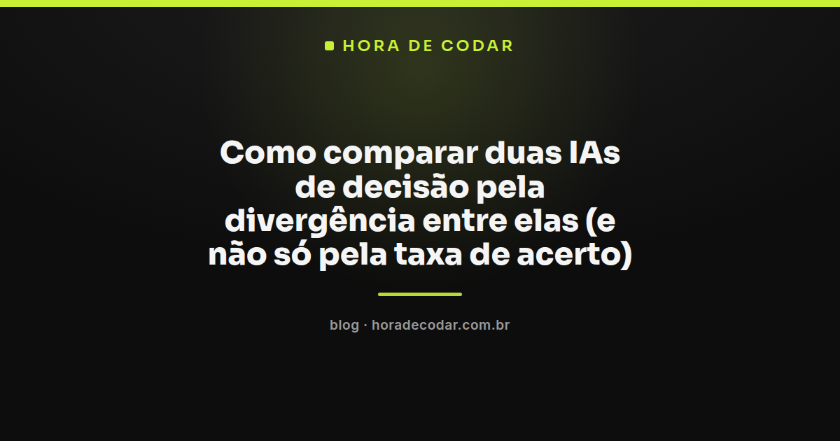 Gráfico de matriz de confusão usado para comparar duas IAs de decisão