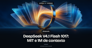 DeepSeek lança o V4.1 Flash 1017: licença MIT, contexto de 1M de tokens e preço mantido na API