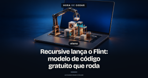 Recursive lança o Flint: modelo de código gratuito que roda no laptop e que, segundo a empresa, foi feito em grande parte com ajuda de IA
