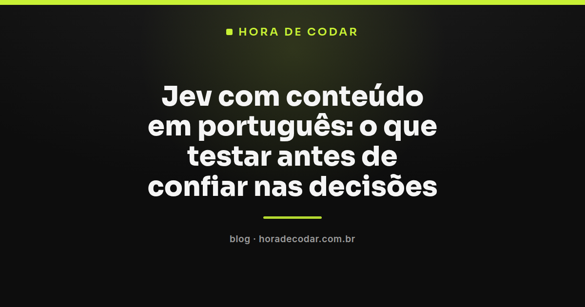 teste de acurácia do Jev em português com grupos de gírias, erros de digitação e mistura com inglês