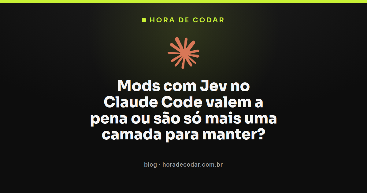diagrama mostrando mods Jev Claude Code roteando modelos e podando contexto no CLI