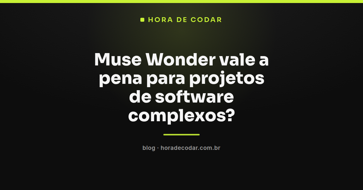 Muse Wonder da Meta rodando tarefa de coding complexa