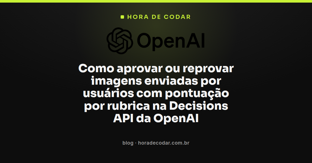 diagrama de pontuação por rubrica aprovando e reprovando imagem de usuário na Decisions API