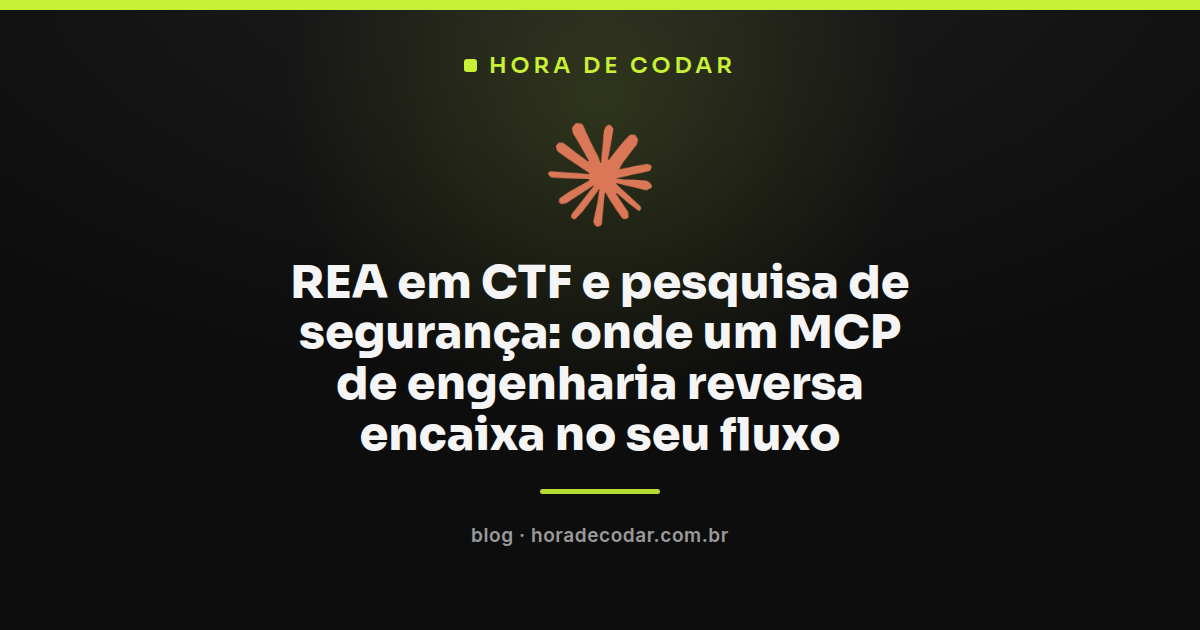 fluxo de REA engenharia reversa conectando agentes de código a Ghidra e pwntools em CTF