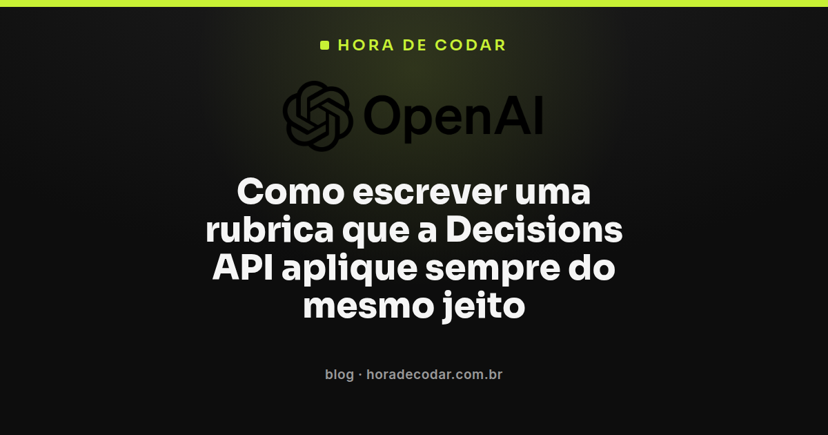 diagrama de níveis de uma rubrica Decisions API ordenados do mais baixo ao mais alto