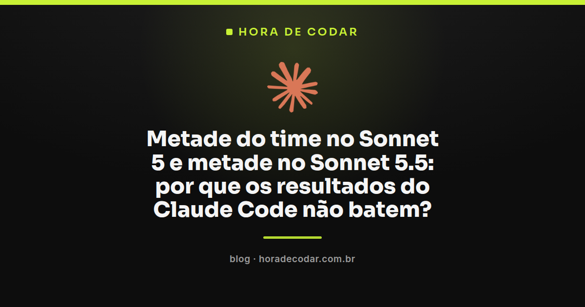 comparação entre Sonnet 5 e Sonnet 5.5 no Claude Code mostrando resultados diferentes no mesmo prompt